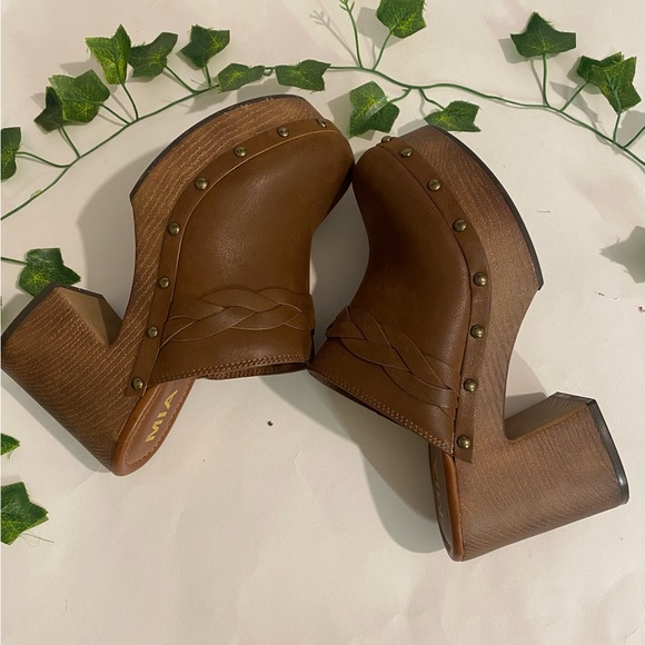 Mia clogs Shoes brown Size 7.5 - Picture 11 of 13